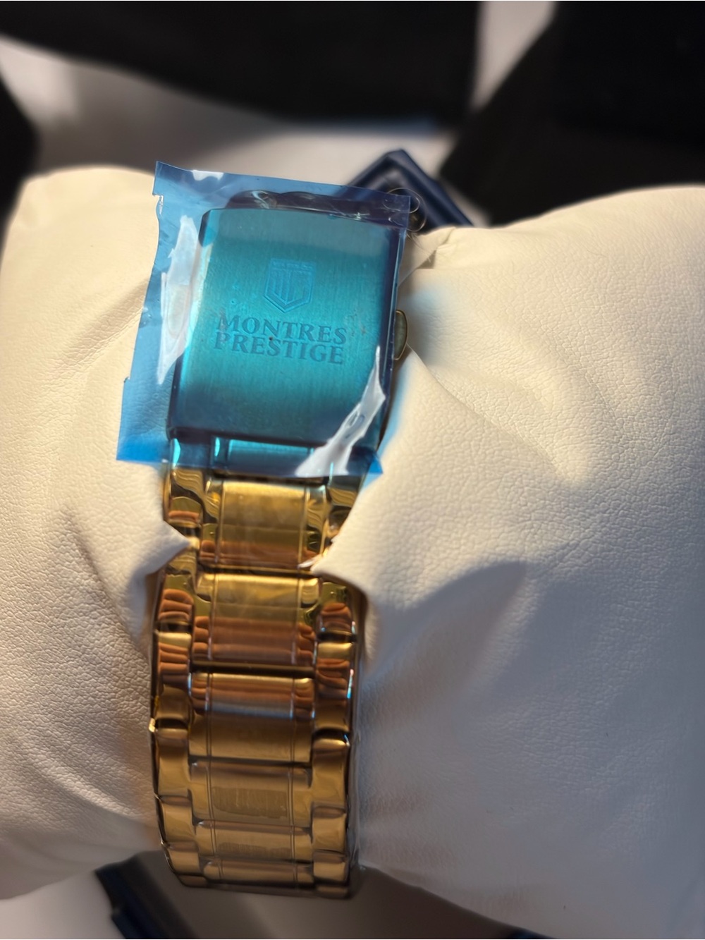 Montres Prestige MOON PHASE (Working!) Limited Luxury Collection Mens Gold 43MM - Picture 5 of 9